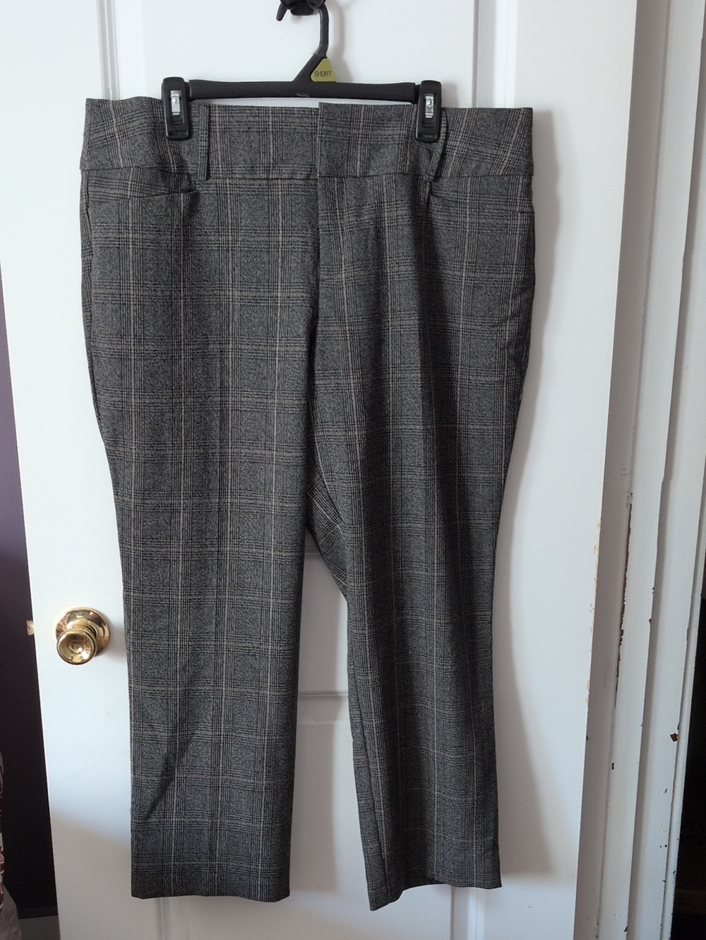 Apt. 9 Brown Windowpane Dress Pants